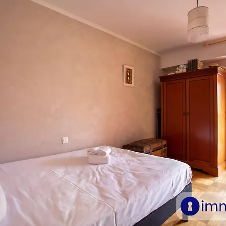 公寓 Air-Conditioned Studio 5 Minutes From The Beach And Shops 尼斯
