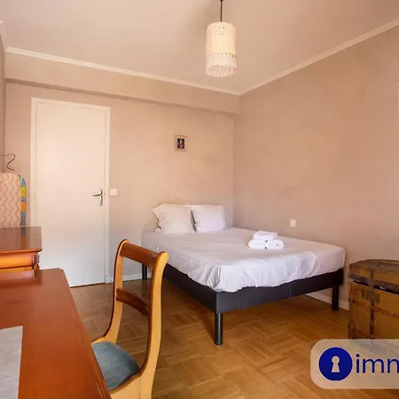 Air-Conditioned Studio 5 Minutes From The Beach And Shops 尼斯